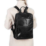 Ryggsäck med Vadderad Rygg i Skinn-Backpacks,deal,Free time_Leather Backpacks,ryggsäck,women,Women_Leather backpacks for women