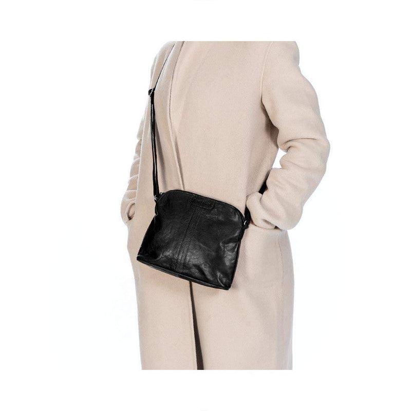 Handväska i Buffelskinn-axelväska,women,Women_Leather handbags,Women_Leather shoulder bags