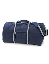 Quadra Weekendbag Blå Vintage Canvas Weekendväska
