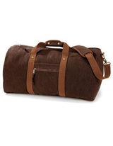 Quadra Weekendbag Brun Vintage Canvas Weekendväska