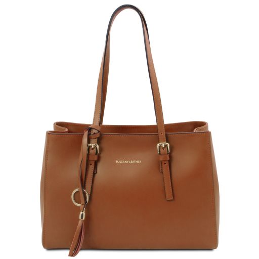 TL Bag -Modern Axelremsväska  Av Läder