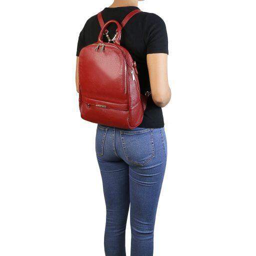 Tuscany Leather Backpacks TL Bag - Mjuk läderryggsäck för kvinnor