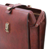 Canova - Läder Doktorväska portfölj med 3 fack - NewBag4you