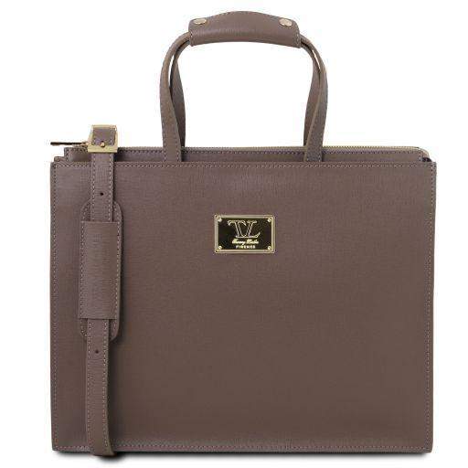 Palermo - Saffiano Läderportfölj 3 fack för kvinnor - NewBag4you