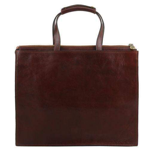 Palermo - Läderportfölj 3 fack för kvinnor - NewBag4you