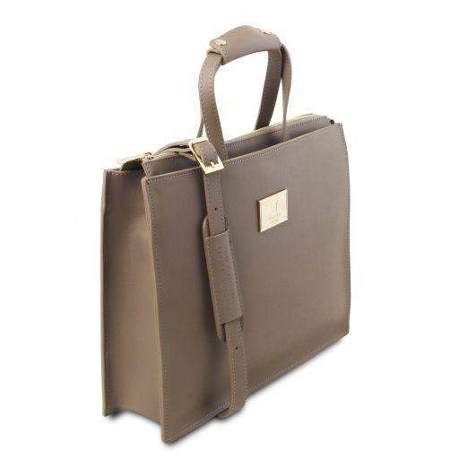 Palermo - Saffiano Läderportfölj 3 fack för kvinnor - NewBag4you