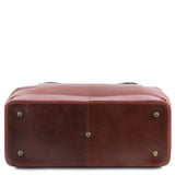 Tuscany Leather Businessbags GIOTTO Dubbelbottnad Exklusiv Doktorsväska i läder