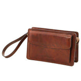 Denis - Exklusiv läder praktisk handväska för män - NewBag4you