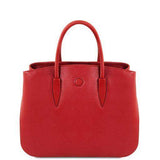 Tuscany Leather Leather handbags Läppstift Röd Camelia - Läderhandväska