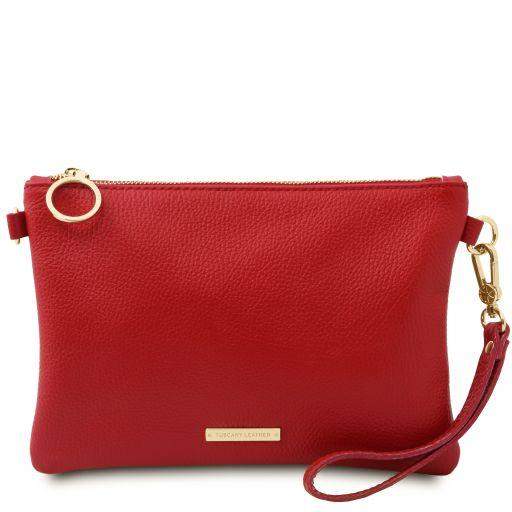 Mjuk Handledsväska/Axelväska i läder-axelväska,handledsväska,handväska,women,Women_Leather handbags,Women_Leather shoulder bags