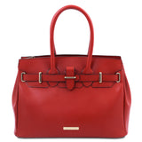 Tuscany Leather Leather handbags Läppstift Röd TL Populär Handväska i läder