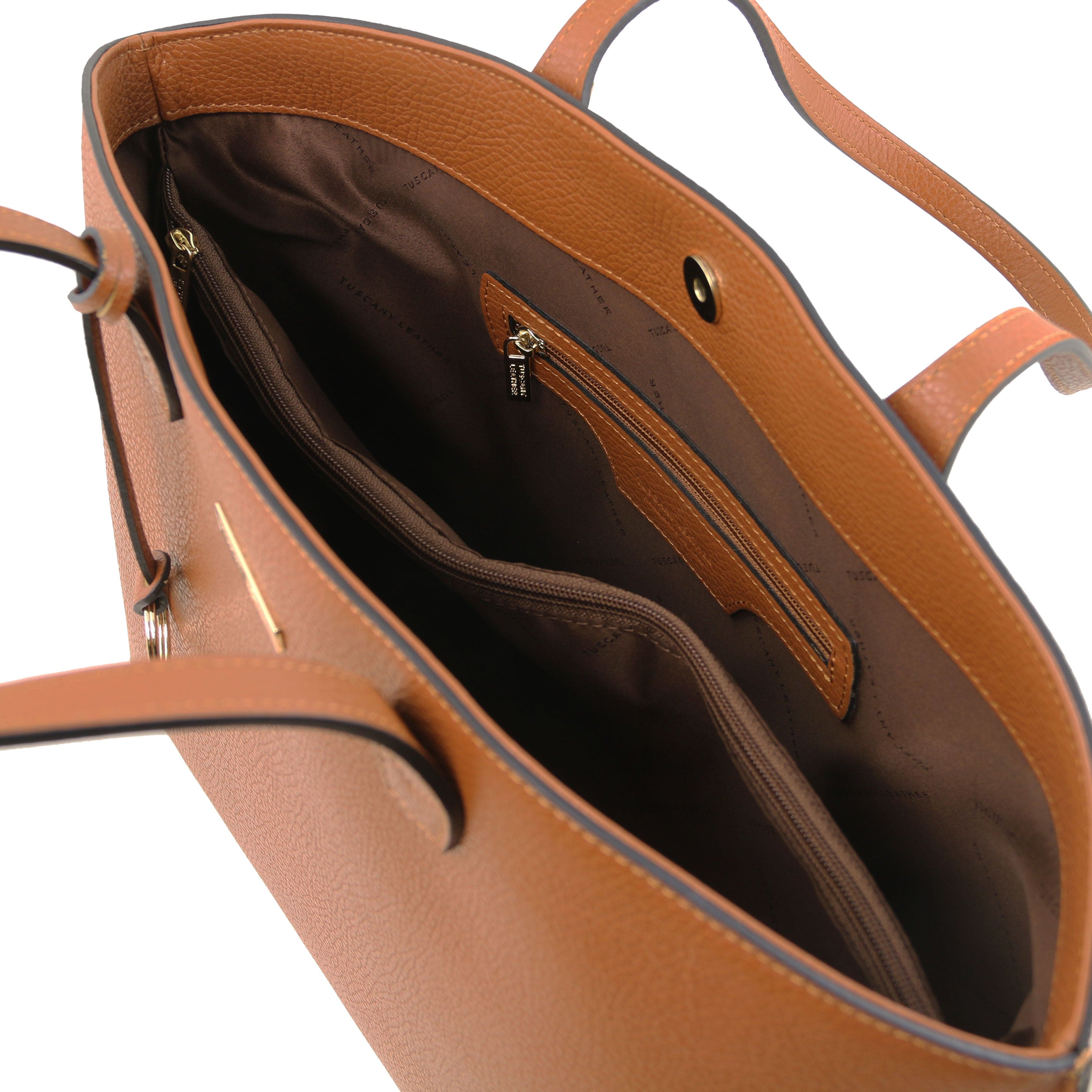 TL Bag - Handväska / Shoppingväska Av Italienskt läder - NewBag4you