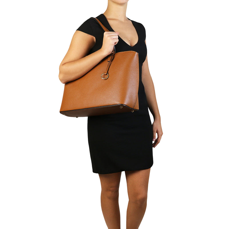 Tuscany Leather Leather handbags TL Bag - Shoppingväska i läder