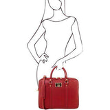 Prato - Exklusivt Portfölj Datorväska av Saffiano-läder-Tuscany Leather-Business,Business_Leather laptop bags,laptop-bags,portfölj,Women,Women_Leather handbags