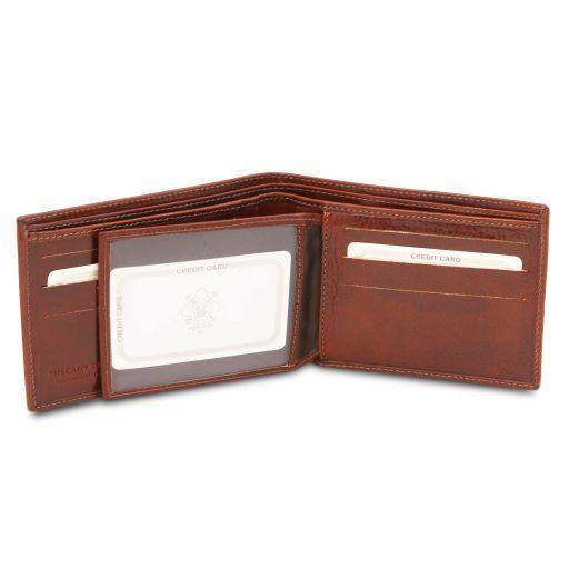 Exklusiv läder 3-faldig plånbok för män - NewBag4you