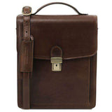 David - Crossbody-väska i läder - stor storlek - NewBag4you