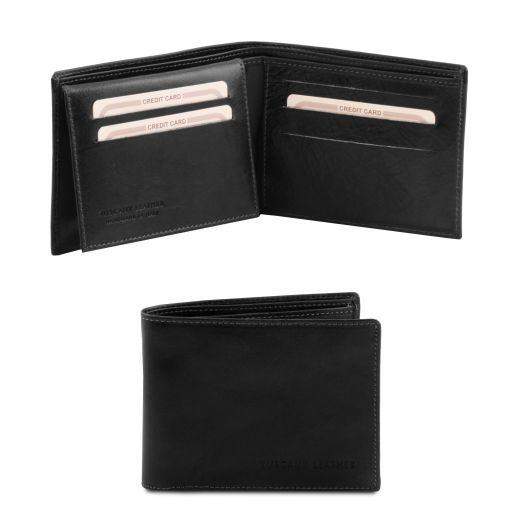 Exklusiv läder 3-faldig plånbok för män - NewBag4you