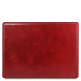 Tuscany Leather Office leather accessories Röd Set Med Skrivbordsunderlägg Musmatta och Skål