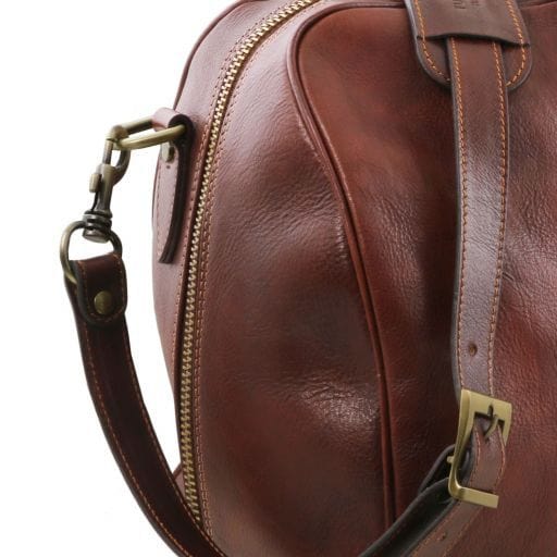 Tuscany Leather Weekendbag Lisbona - Reseset i läder 2 väskor